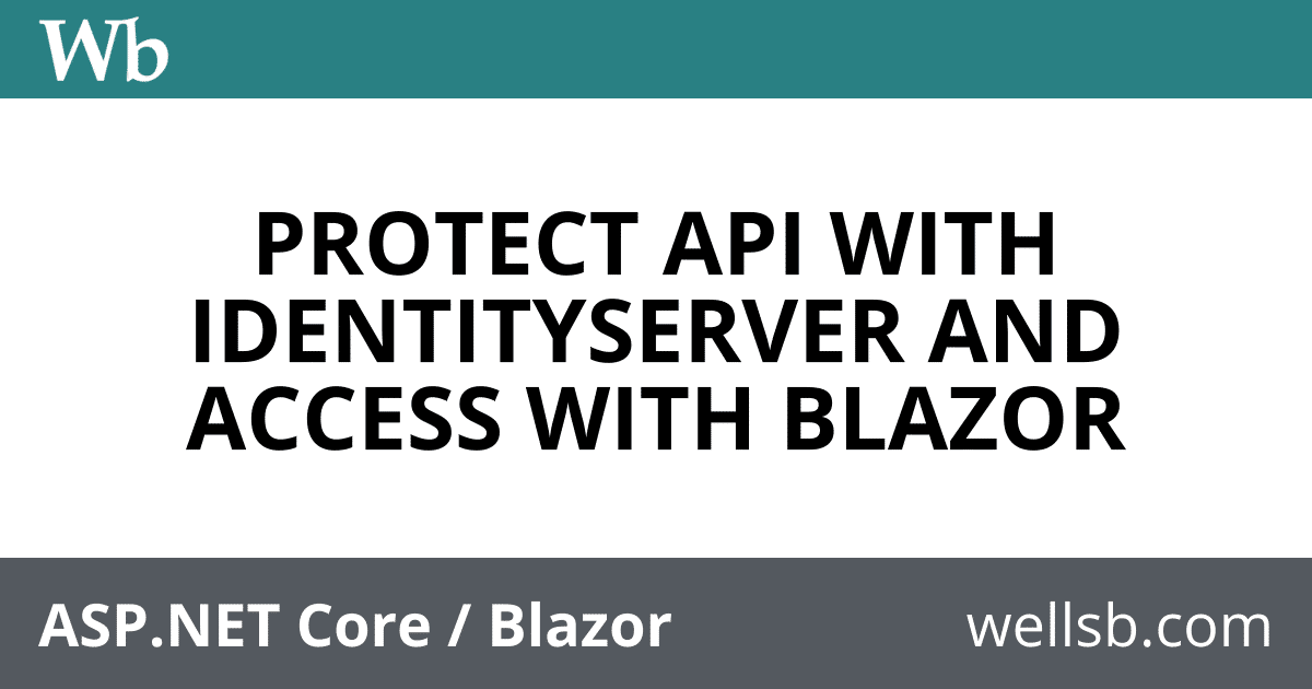 GET request with bearer token to API with Blazor